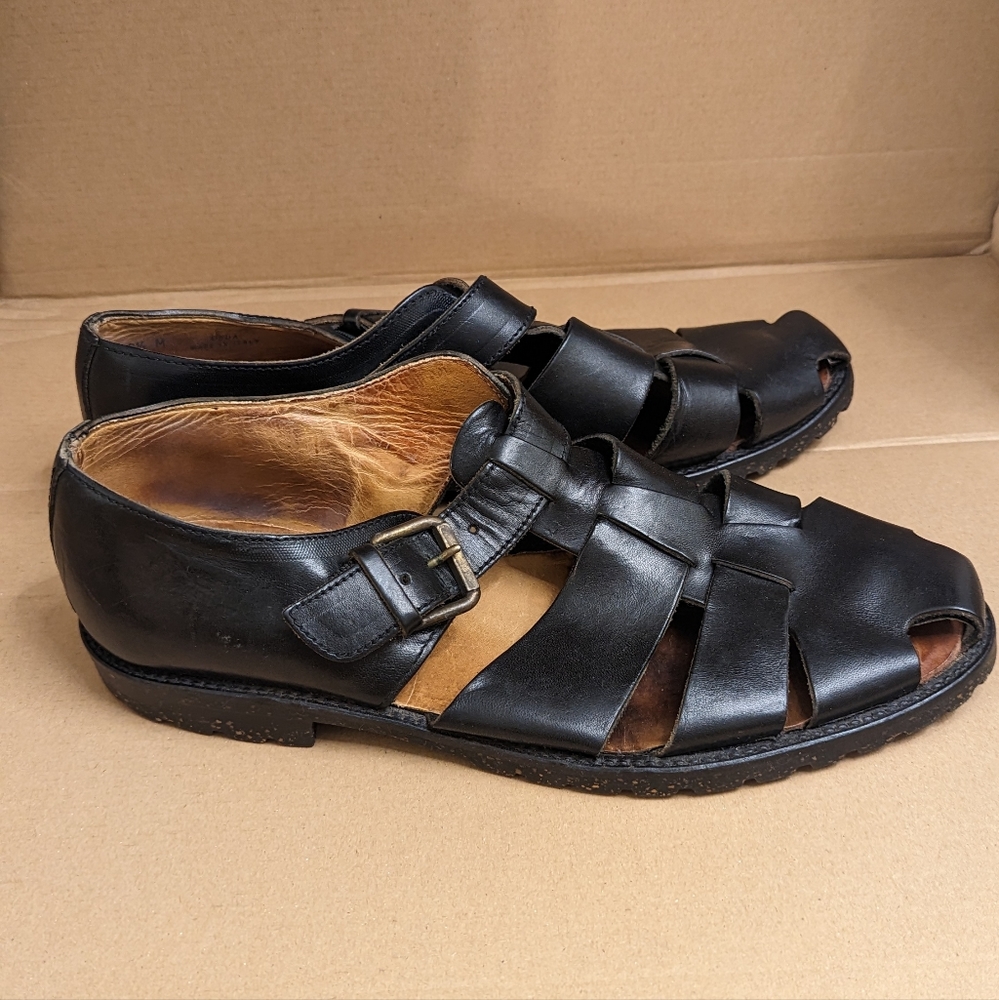 Bally mens leather sandals size 9.5
